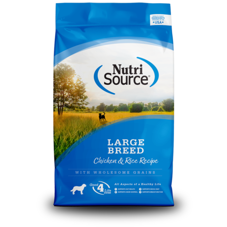NutriSource Large Breed Chicken & Rice