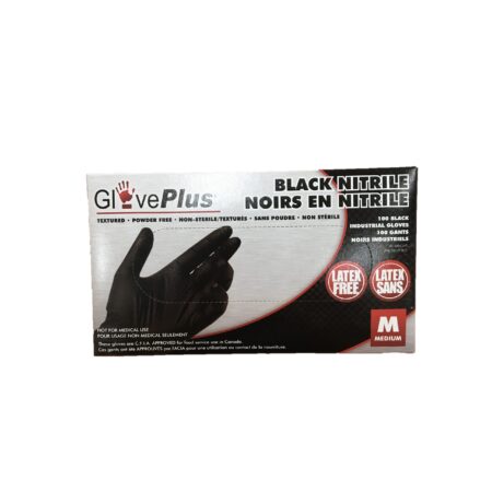 Black Nitrile Disposable Gloves